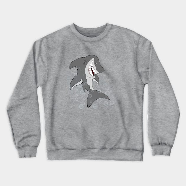 sharky Crewneck Sweatshirt by ALBarts